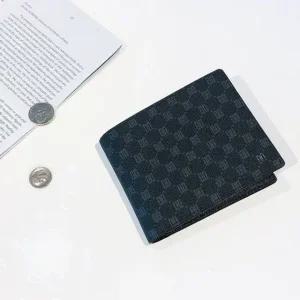 [갤러리아] DBWA5E123 닥스 블랙 루이스 DD 패턴 PVC 반지갑