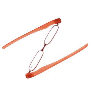 돋보기 접는안경 초경량 노인 360도 회전 안경테 01. 블랙 100도