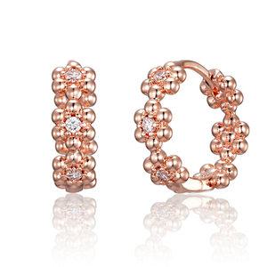 [엘르주얼리] 14K 플라워 포인트 원터치 귀걸이 ELGPEE555