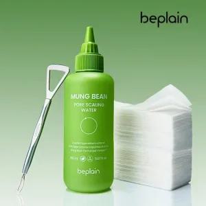 [GS단독]비플레인 녹두 모공 스케일링 워터 150ml+초밀착 화장솜 80매+피지 스케일러