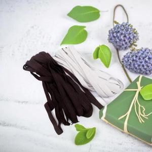 고무사랑 8골 고무줄 고무밴드 공예재료 바지 허리끈 수선 고정끈 8mmX4m (3개)