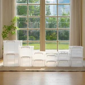 [라이피스트] 네오 리빙박스 네임택 옷 수납 정리함 / 11L 23L 34L 70L 오픈형 23L 오픈형 34L