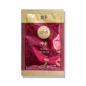 엘지 리엔 자윤 일회용 샴푸 8ml x 1개 / 여행용 휴대용 목욕