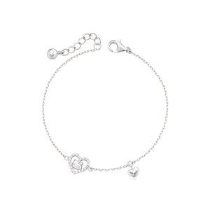 [헬로키티]주얼리 실버 하트 팔찌 HLSBR370