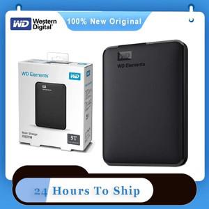 웨스턴 디지털 엘리먼트 휴대용 외장 하드 드라이브 데스크탑 PC 노트북 맥 PS4 및 Xbox용 WD 5TB HDD USB