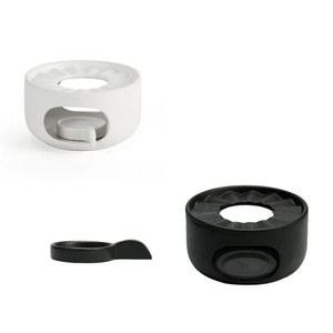 전기티워머 커피 그릇 워머 가열 주전자 영어 킨토티포트 세라믹 티팟워머 전기차주전자 흰색