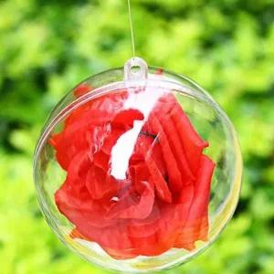 파티볼 플라스틱 뽑기공 투명 캡슐 12cm 장식볼 볼 투명용기 플라스틱보울 장식볼 파티볼