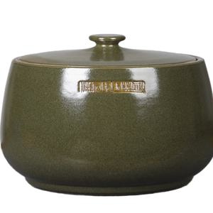 원통형도자기쌀통 원통형 잡곡 용기 항아리 가정용