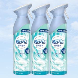 페브리즈 에어 공기탈취제 린넨 스카이 165g, 3개