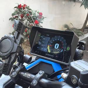 존테스 368G G368 368 G 2024 오토바이 호환 대시보드 차양 가드 UV 계측기 스크린 커버(901315)