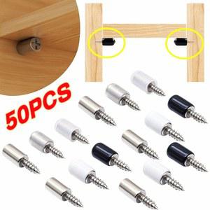 미끄럼방지 나사 페그 캐비닛 책장 셀프 라미네이트 선반 슬리브 못 지지대 파티션 태핑 홀더