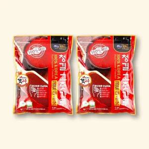 25년산 영월농협 동강마루 청결 고춧가루 1kg 매운맛 x 2팩 / 국산 햇고추 100%