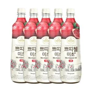 쁘띠첼 미초 석류 900ml 5개