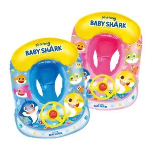 핑크퐁 아기상어 자동차 쿠션보행기튜브 아기 수영