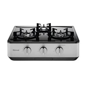 [린나이](김해점)[신세계 김해] 린나이 AA 가스레인지 3구 자동점화_매트그레이 RTR-W3200