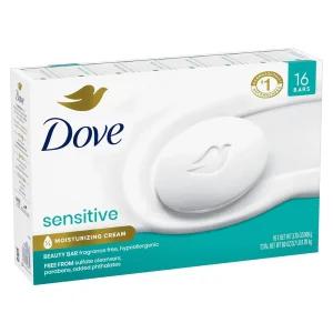 도브 센서티브 선시티브 스킨 뷰티 바 비누 106g 16개 (미국배송) Dove Beauty Bar, Sensitive Skin