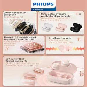 [이어커버]공식 호환 필립스 호환 TAT1209 이어폰 진정한 무선 블루투스 5.3 헤드폰 HiFi HD 통화 헤드셋