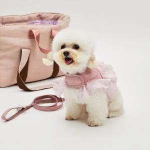 [루이독] 워크 위드 미/실키 핑크 하네스 Set