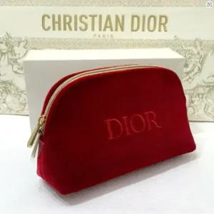 디올 뷰티 레드 벨벳 반달/ 디올쇼핑백