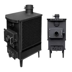 [셀러에이드]업소용 대형 사각 난로 카페 펜션 고구마통 장작난로