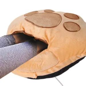 USB 발열 쿠션 곰발바닥 발난로 방석 사무실 발난로 곰발바닥 발난로