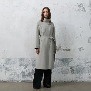[에고이스트](강남점)[전략]비조 장식 포인트 핸드메이드 롱 코트(ER4TC001)