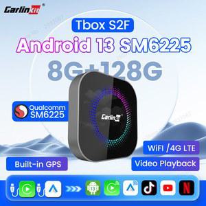2025 CarlinKit CarPlay Ai 박스 안드로이드 13 TV SM6225 무선 넷플릭스 차량용) 4G 지원 어댑터 오토 LTE 카플레이 (OEM