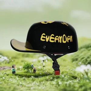 야구모자 바이크 헬멧 오토바이 전기자전거 하이바 m 남성 야구 킥보드 커플 하프 스쿠터