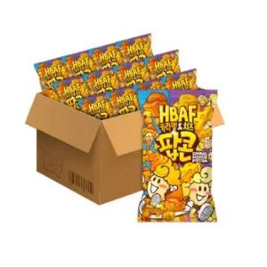 HBAF 바프 카라멜앤치즈 팝콘 80g 12봉 세트 (1박스) 사무실 탕비실 간식 /J