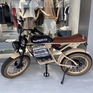 출퇴근 배달용 레트로 자전거 자토바이 전기 산악