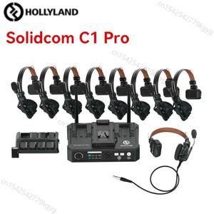 Hollyland Solidcom C1 Pro 무선 인터콤 통신 헤드셋  원격 싱글 이어 헤드폰 마이크  1100ft  350m 로스레