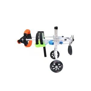 애견의족 재활훈련 반려동물 뒷다리 애견휠체어 2XS 보더 반려동물보행기 2륜 중대형견