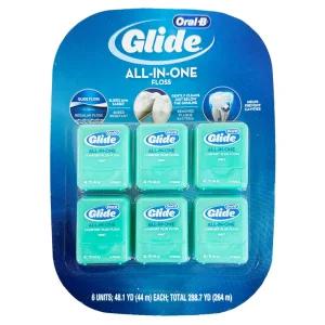 오랄비 글라이드 치실 민트향 44M x 6개 x 1개