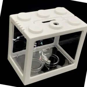 [골드스마일]미니어항 장식 블럭 화이트 심플 인테리어 소품 관상용품