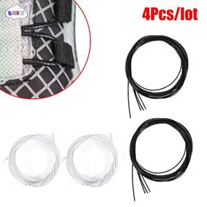 80/120cm 금속 와이어 회전 로프 신발 밧줄 운동화 끈 턴버클 수리 부품 스틸 회사 넥없음