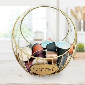 [골드스마일]감성 커피 보관함 카페 캡슐 보관용기 카페용 소품 정리함