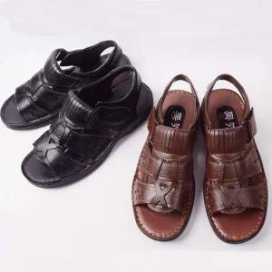 소가죽 남성샌들 여름 스트랩샌달 스포츠 트레킹 신발