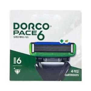 도루코 페이스 식스 6중날 면도날 4개 남자 수염 면도 잔털 목 얼굴