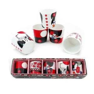 오광 소주잔 5p 세트 디자인 화투 술잔 술컵 소주컵 5광소주잔 그림소주잔 디자인소주잔 집들이술잔