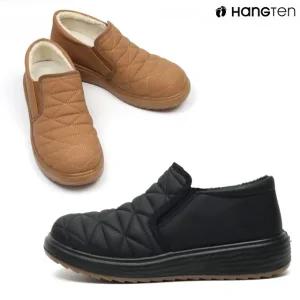 HT-Y1503 행텐 여자 퍼안감 방한 슬립온 보온 누빔 패딩화