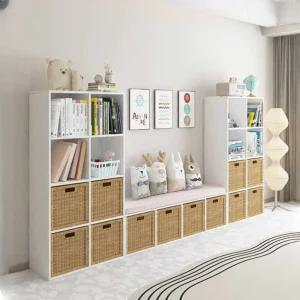 교구장 아기 낮은 책꽂이 책장 유치원 수납장 유아