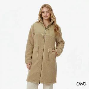 [노스페이스]뽀글이 후리스 양털 롱 코트 플리스 자켓 여성