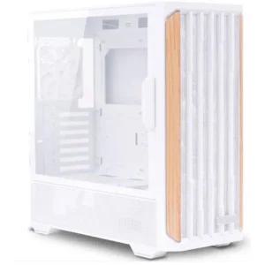 앱코 PC 케이스 컴퓨터 보호 안전 리얼 우드 화이트