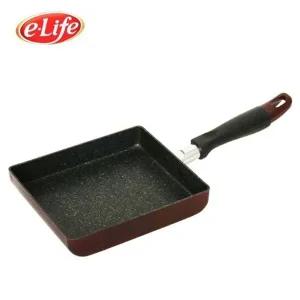 [골드스마일]사각 후라이팬 18cm 주방용 팬 내열성 조리기구 다용도