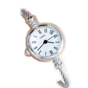 [골드스마일]여성시계 와이어뱅글여성손목시계(실버로마숫자)