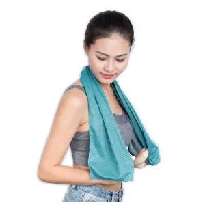 [골드스마일]스포츠타올 세면타월 프리런 아이스 스포츠타월(스카이)헬스 등산