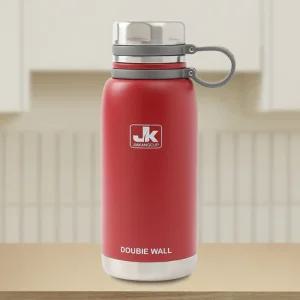 이중스텐 보온병 레드 1L 사무실 등산 브런치