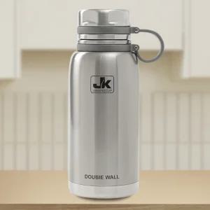 이중스텐 보온병 실버 1L 차 자전거 등교