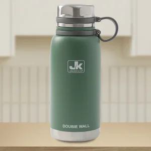 이중스텐 보온병 다크그린 1L 차 여행 녹차