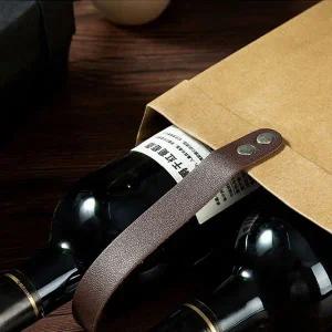 [골드스마일]핸들 와인백 크라프트 테이크아웃 가방 병선물포장 테이크아웃백